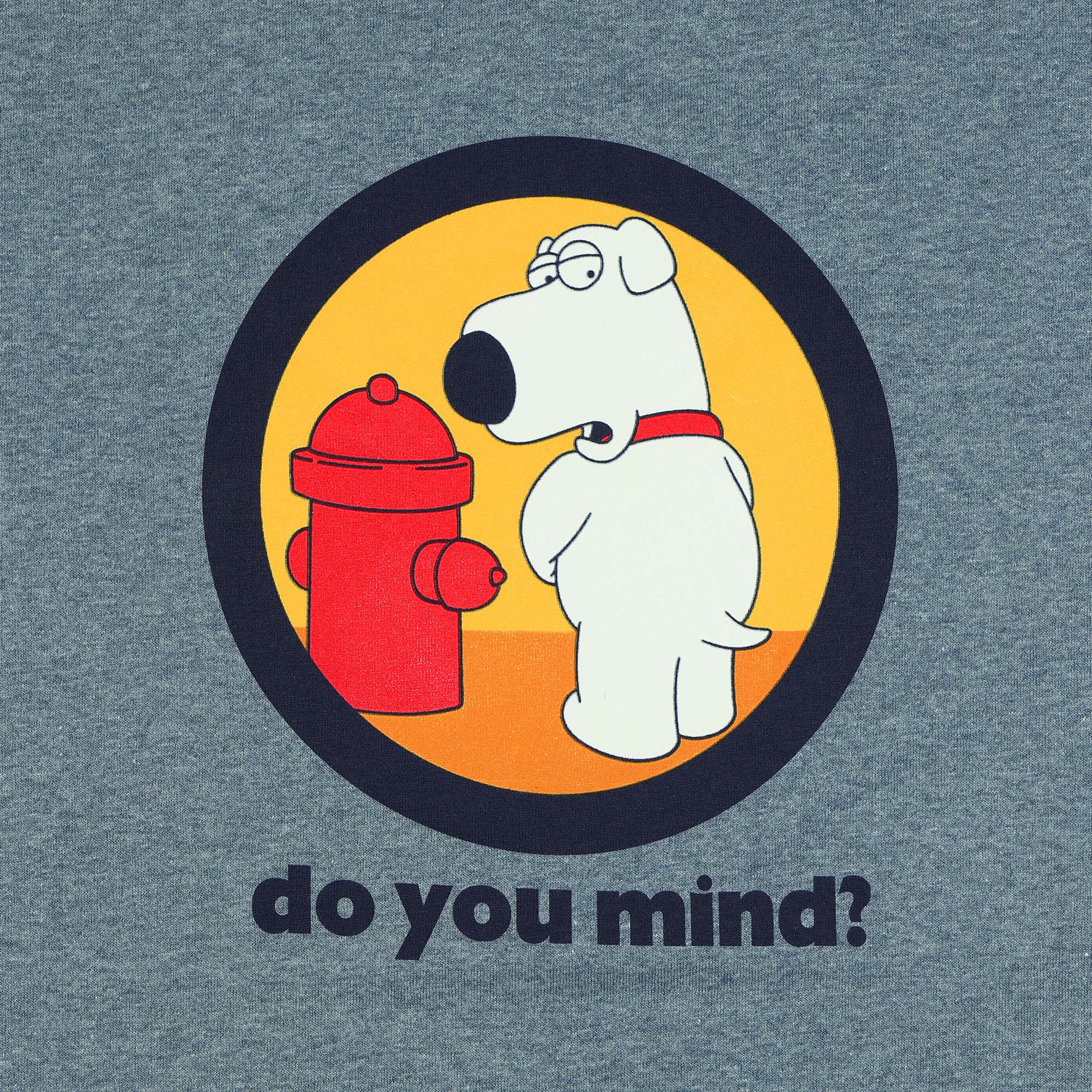 Family Guy T-Shirt Men's Brian Do You Mind Ringer Tee
