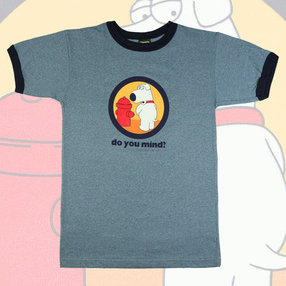 Family Guy T-Shirt Men's Brian Do You Mind Ringer Tee