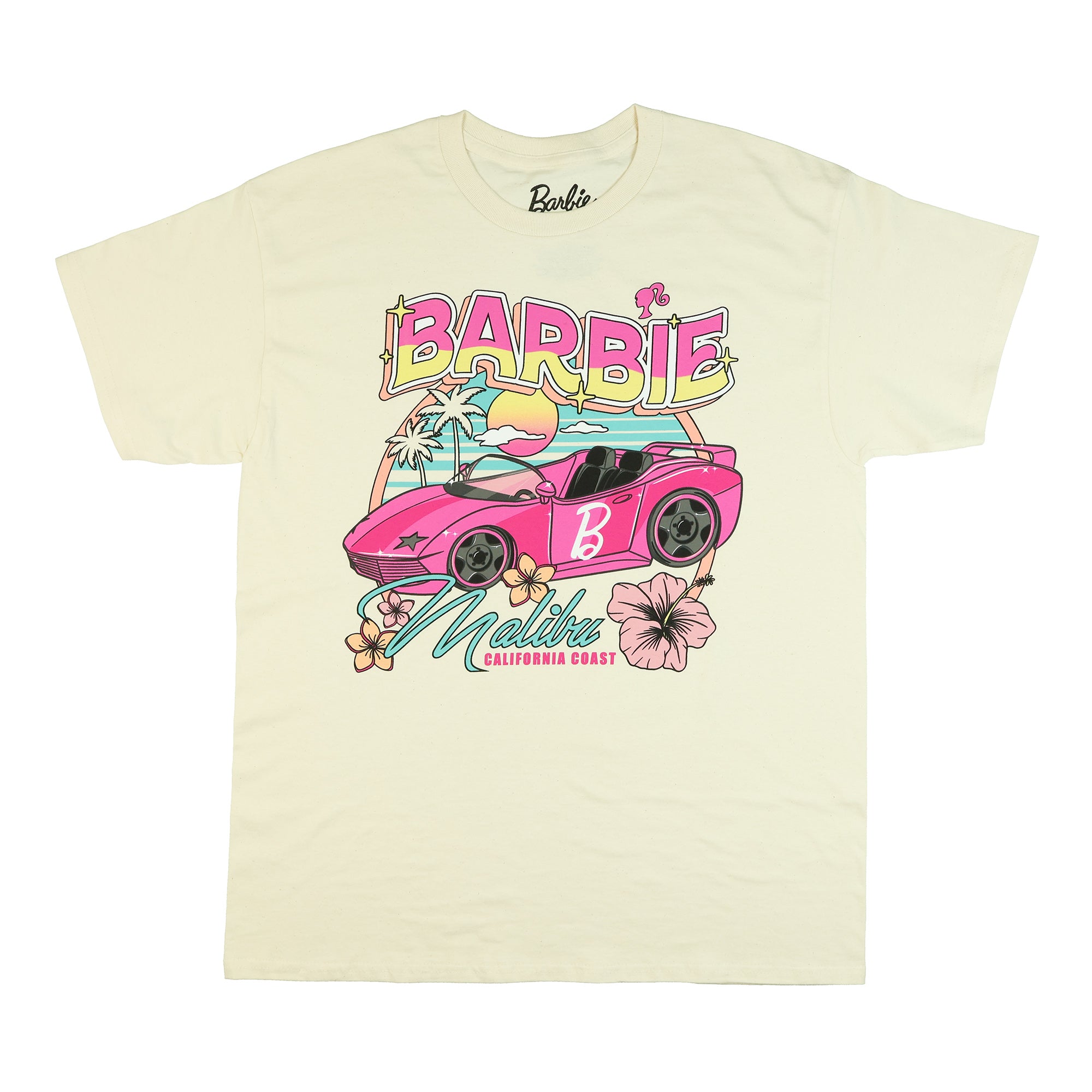 Barbie T-Shirt Men's Malibu California Coast Short Sleeve Tee