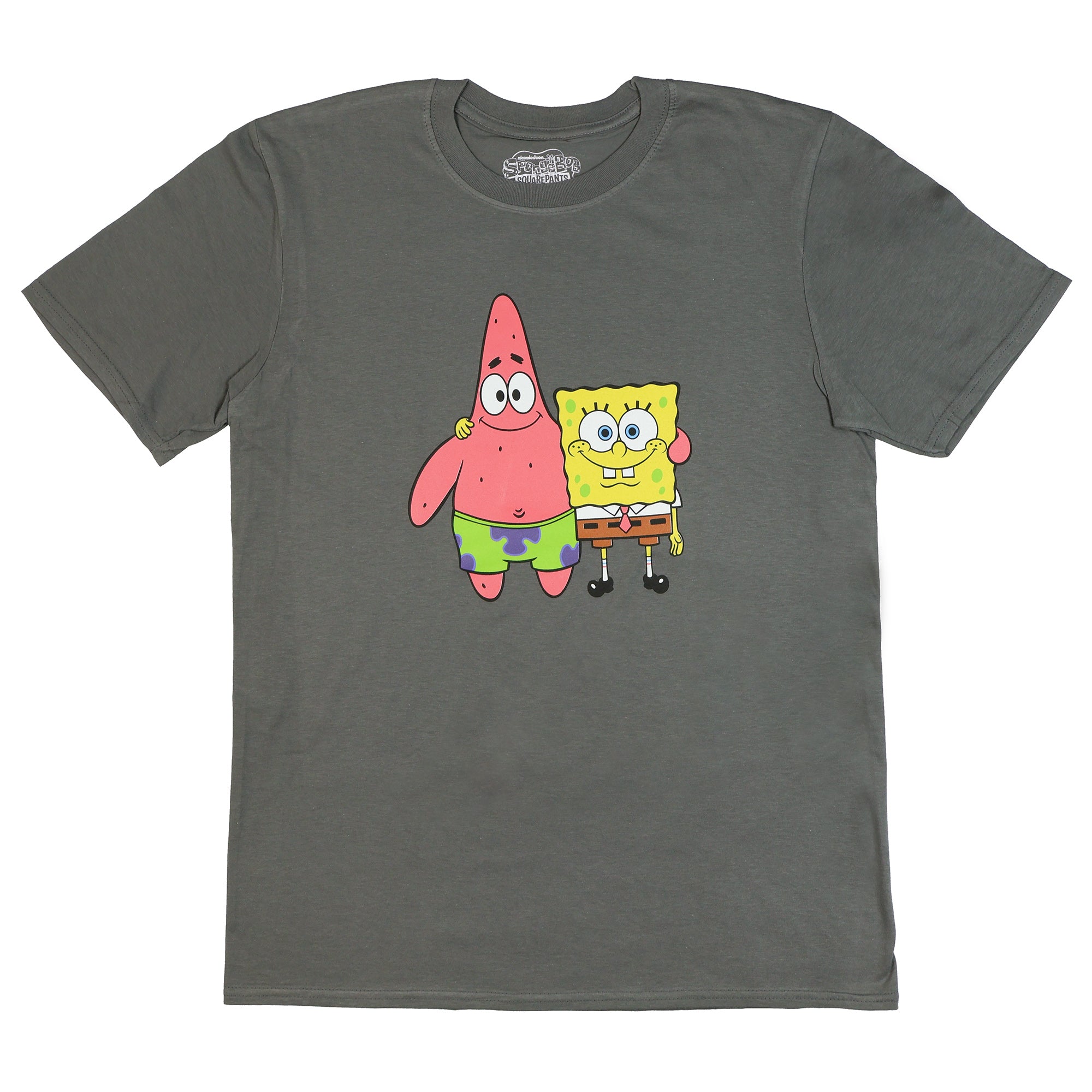 SpongeBob SquarePants T-Shirt Men's Best Buds Short Sleeve Tee