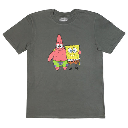 SpongeBob SquarePants T-Shirt Men's Best Buds Short Sleeve Tee