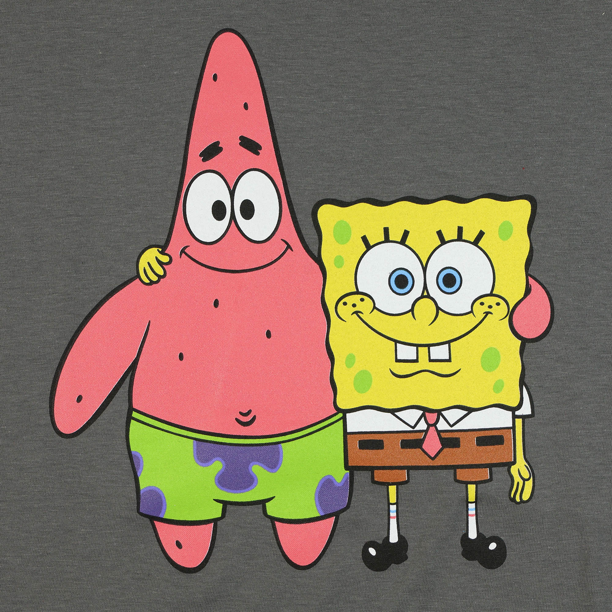 SpongeBob SquarePants T-Shirt Men's Best Buds Short Sleeve Tee