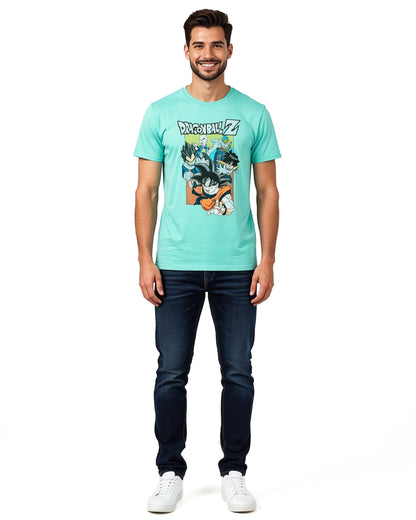 Dragon Ball Z T-Shirt Men's Group Attack Short Sleeve Tee