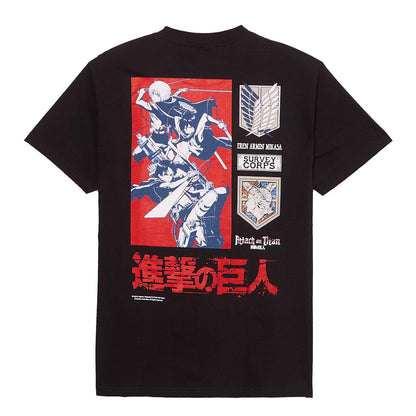 Attack on Titan T-Shirt Men's Wings of Freedom Graphic Tee