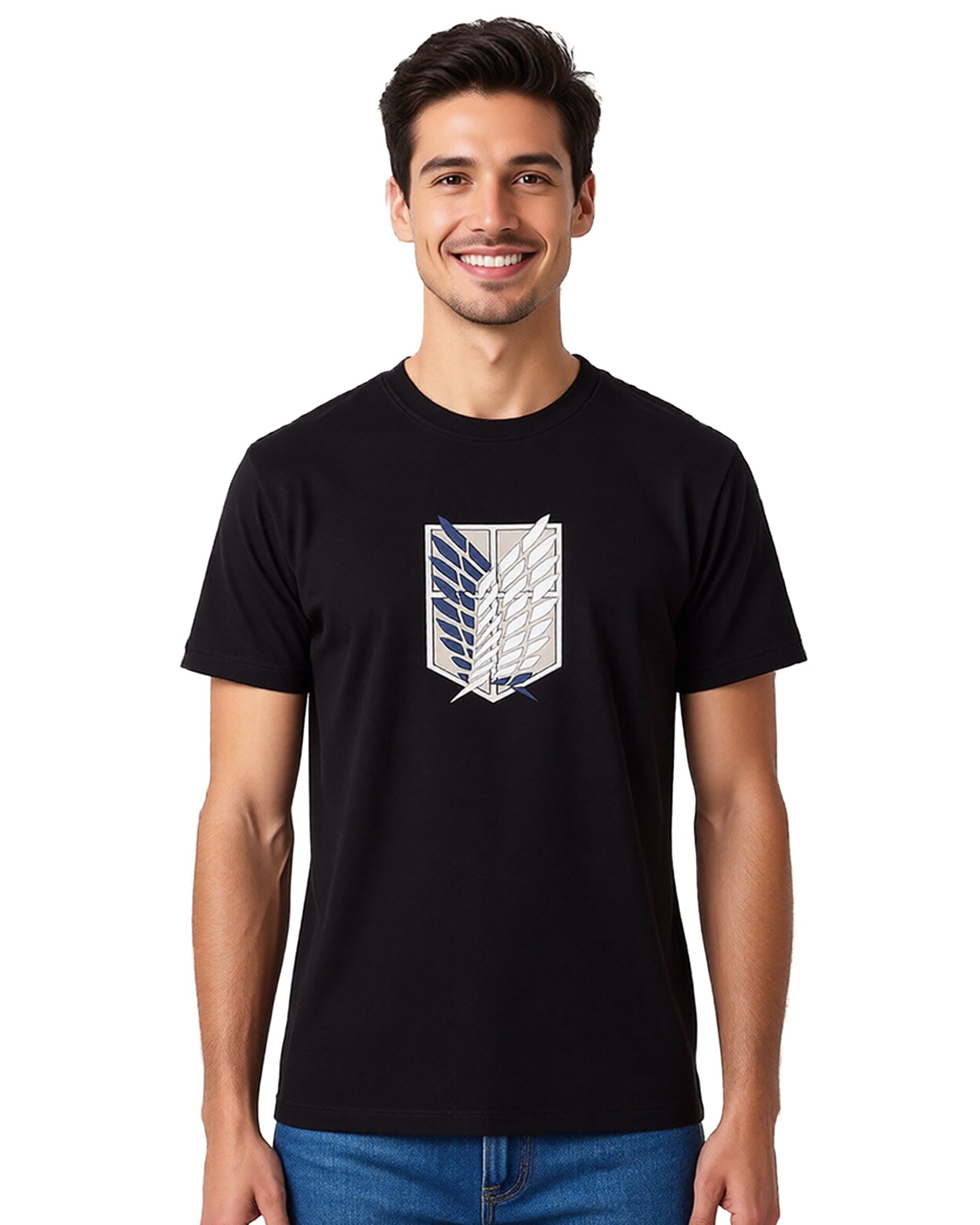 Attack on Titan T-Shirt Men's Wings of Freedom Graphic Tee