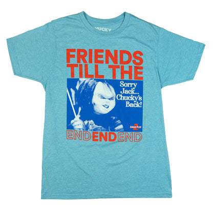 Child's Play 2 Chucky T-Shirt Men's Friends Till The End Tee