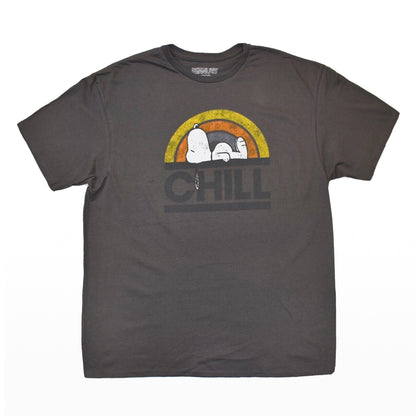 Peanuts T-Shirt Men's Snoopy Chill Distressed Graphic Tee