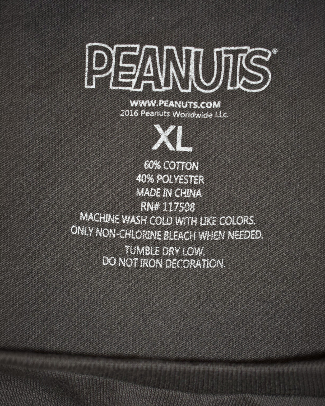 Peanuts T-Shirt Men's Snoopy Chill Big and Tall Graphic Tee