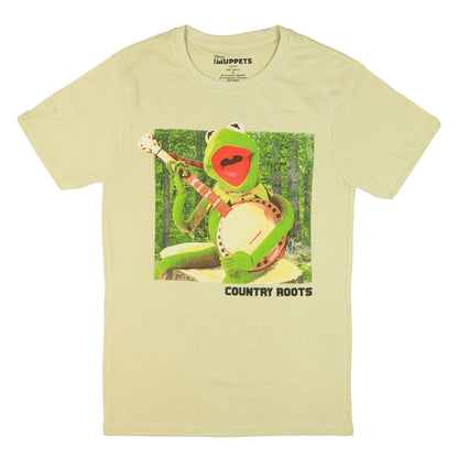 The Muppets T-Shirt Men's Kermit The Frog Country Roots Tee