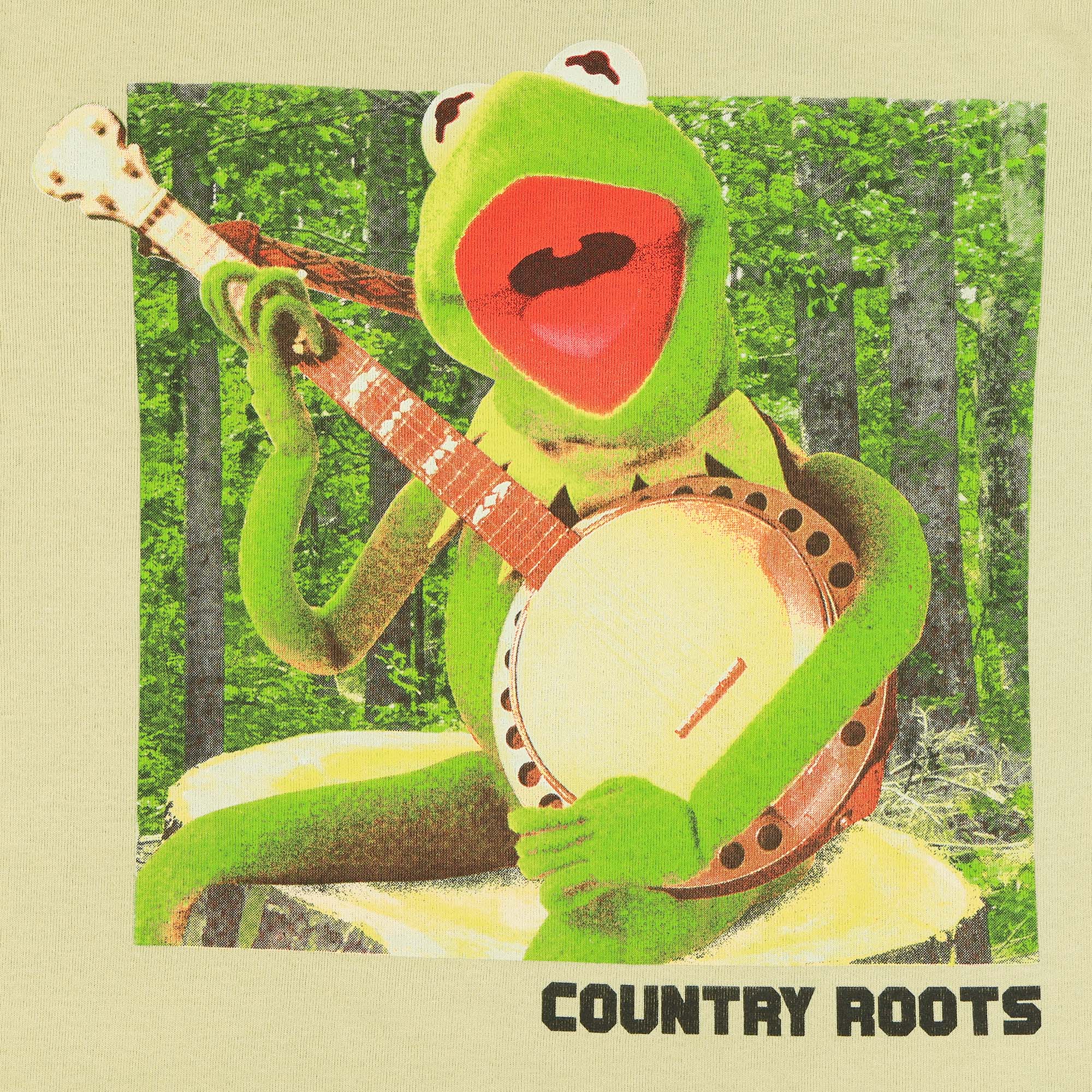 The Muppets T-Shirt Men's Kermit The Frog Country Roots Tee