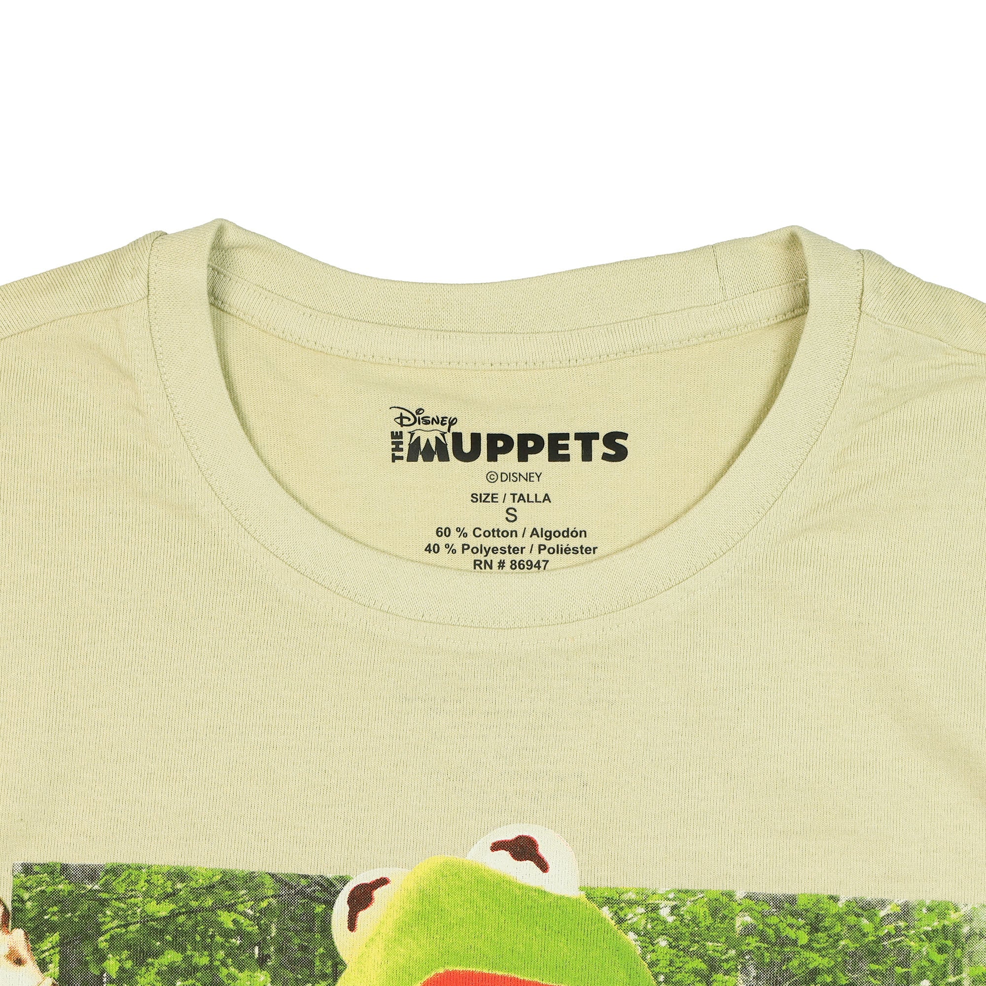The Muppets T-Shirt Men's Kermit The Frog Country Roots Tee