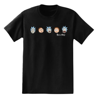 Rick and Morty T-Shirt Men's Multiverse Expressions Graphic Tee