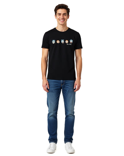 Rick and Morty T-Shirt Men's Multiverse Expressions Graphic Tee