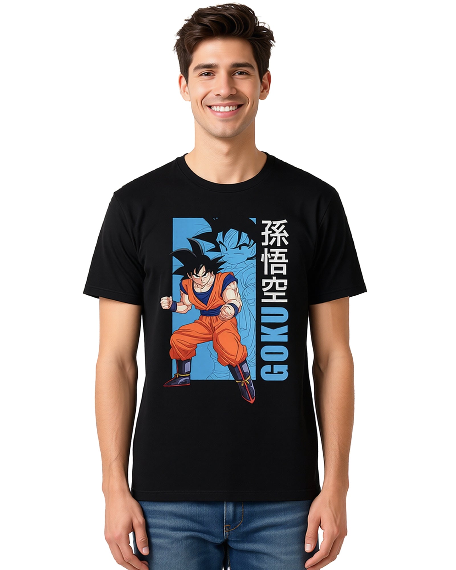 Dragon Ball Z T-Shirt Men's Enraged Warrior Goku Short Sleeve Tee