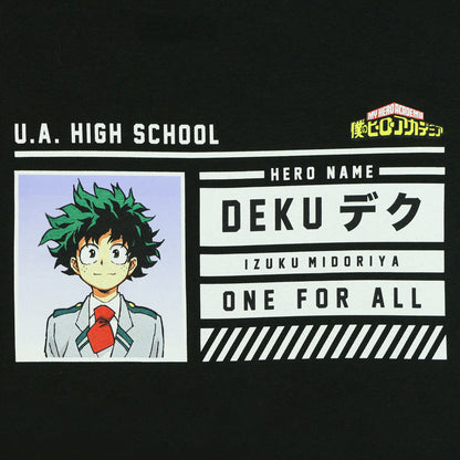 My Hero Academia T-Shirt Men's Deku UA High School ID Tee