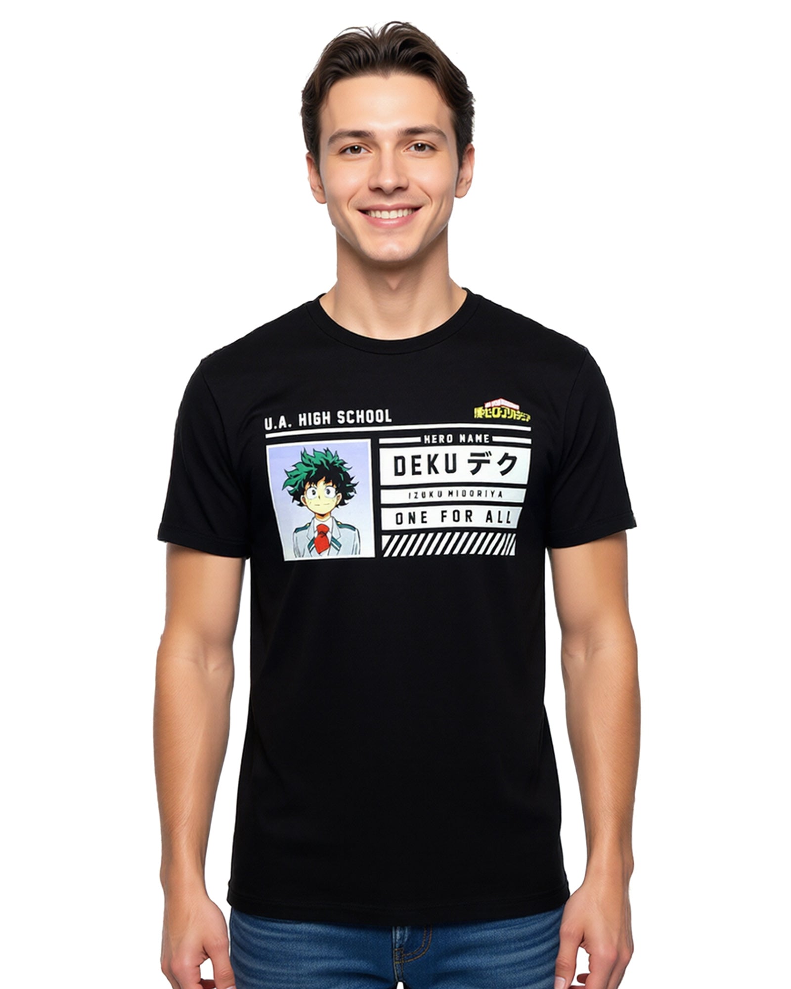 My Hero Academia T-Shirt Men's Deku UA High School ID Tee