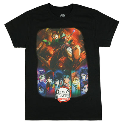 Demon Slayer Shirt Men's Tanjiro Infinity Castle Short Sleeve Top