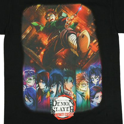 Demon Slayer Shirt Men's Tanjiro Infinity Castle Short Sleeve Top