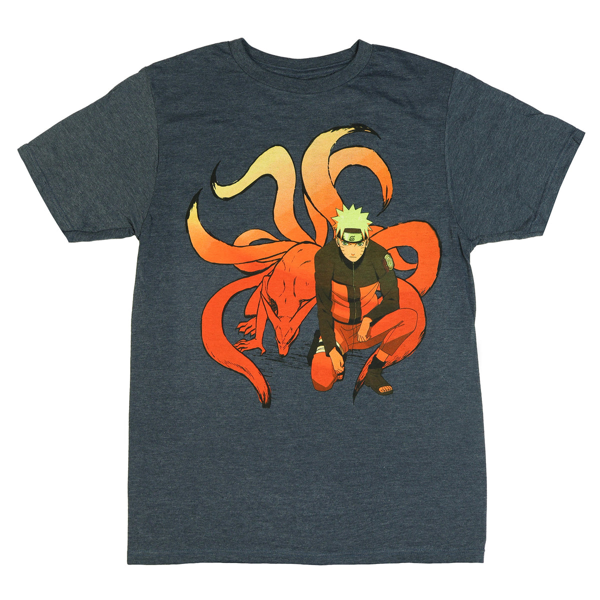 Naruto Shippuden T-Shirt Men's Nine Tail Kurama Graphic Tee