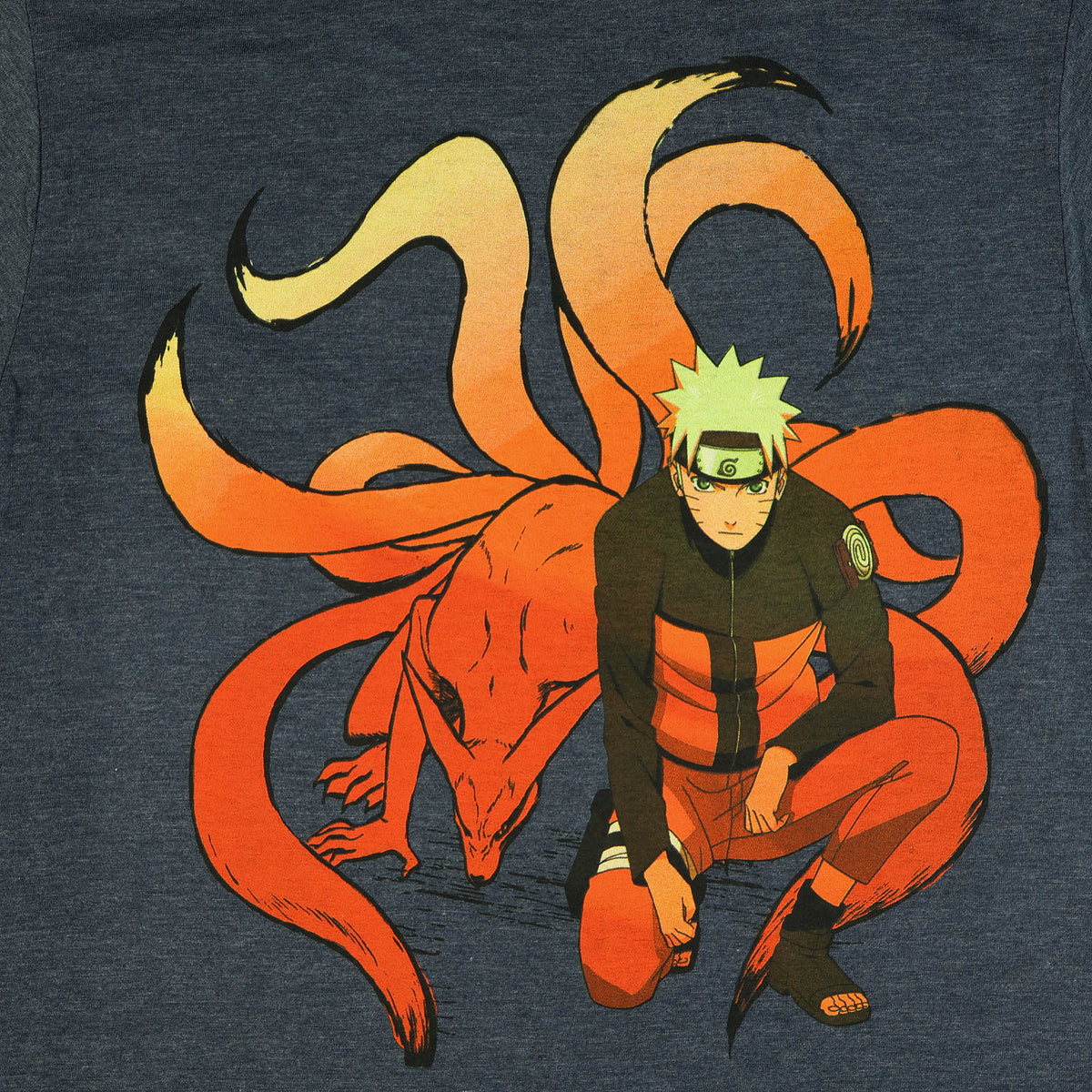 Naruto Shippuden T-Shirt Men's Nine Tail Kurama Graphic Tee