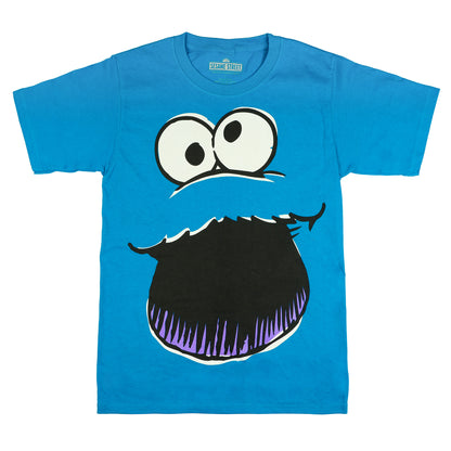 Sesame Street T-Shirt Men's Cookie Monster Tee With Gift Box Tin