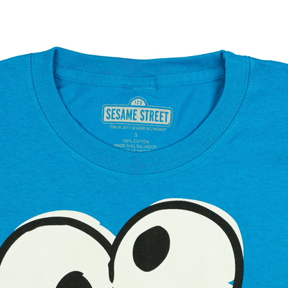 Sesame Street T-Shirt Men's Cookie Monster Tee With Gift Box Tin