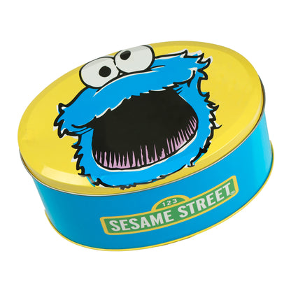 Sesame Street T-Shirt Men's Cookie Monster Tee With Gift Box Tin
