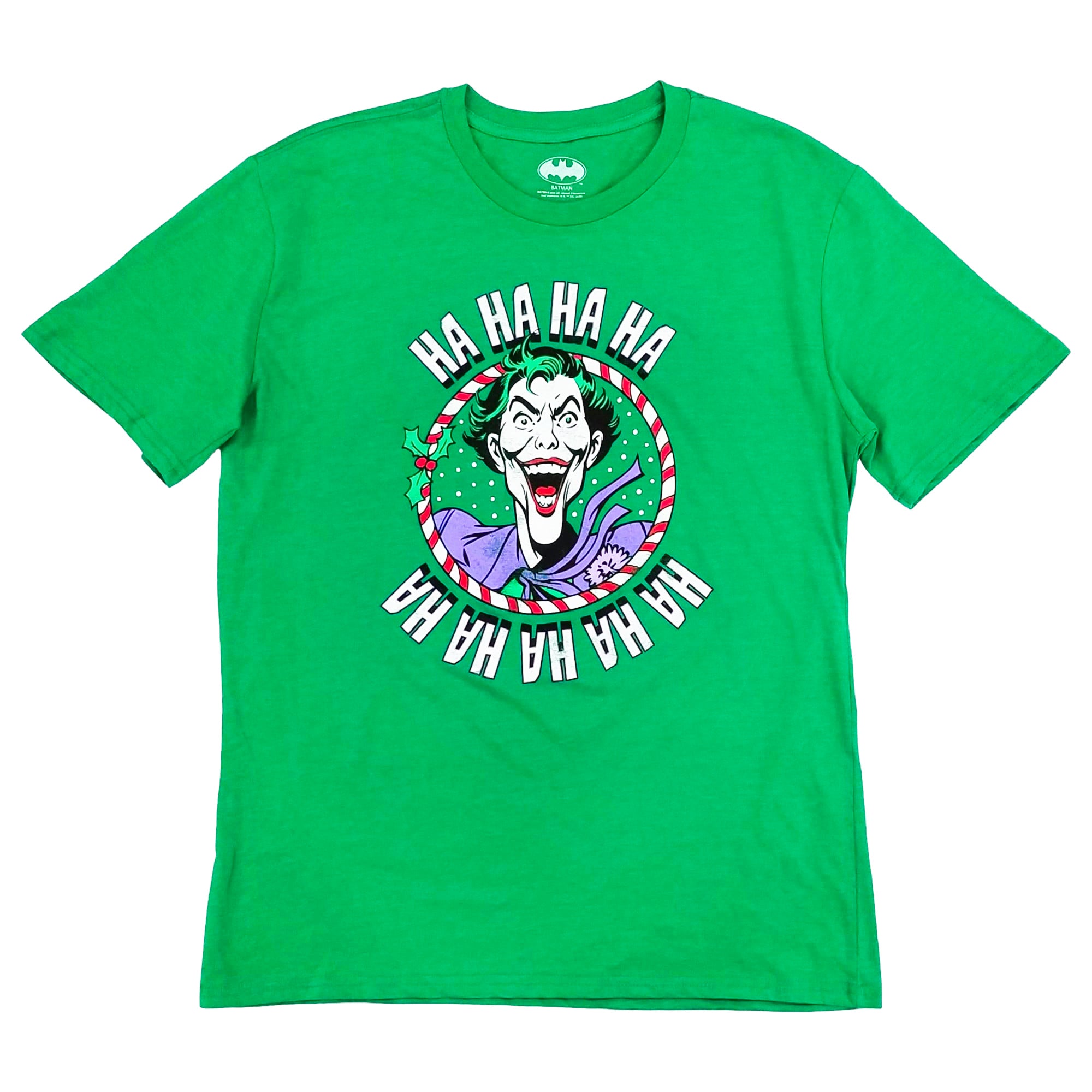 DC Comics Batman Joker T-Shirt Men's Merry Jokemas Graphic Tee