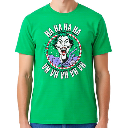 DC Comics Batman Joker T-Shirt Men's Merry Jokemas Graphic Tee