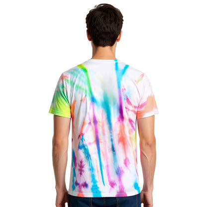 Jarritos T-Shirt Men's Mandarin Orange Flavor Tie-Dye Tee