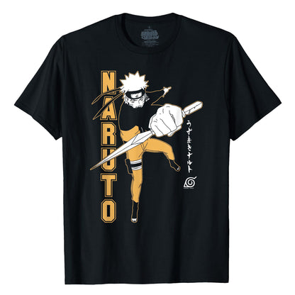 Naruto Shippuden T-Shirt Men's Uzumaki Action Anime Tee