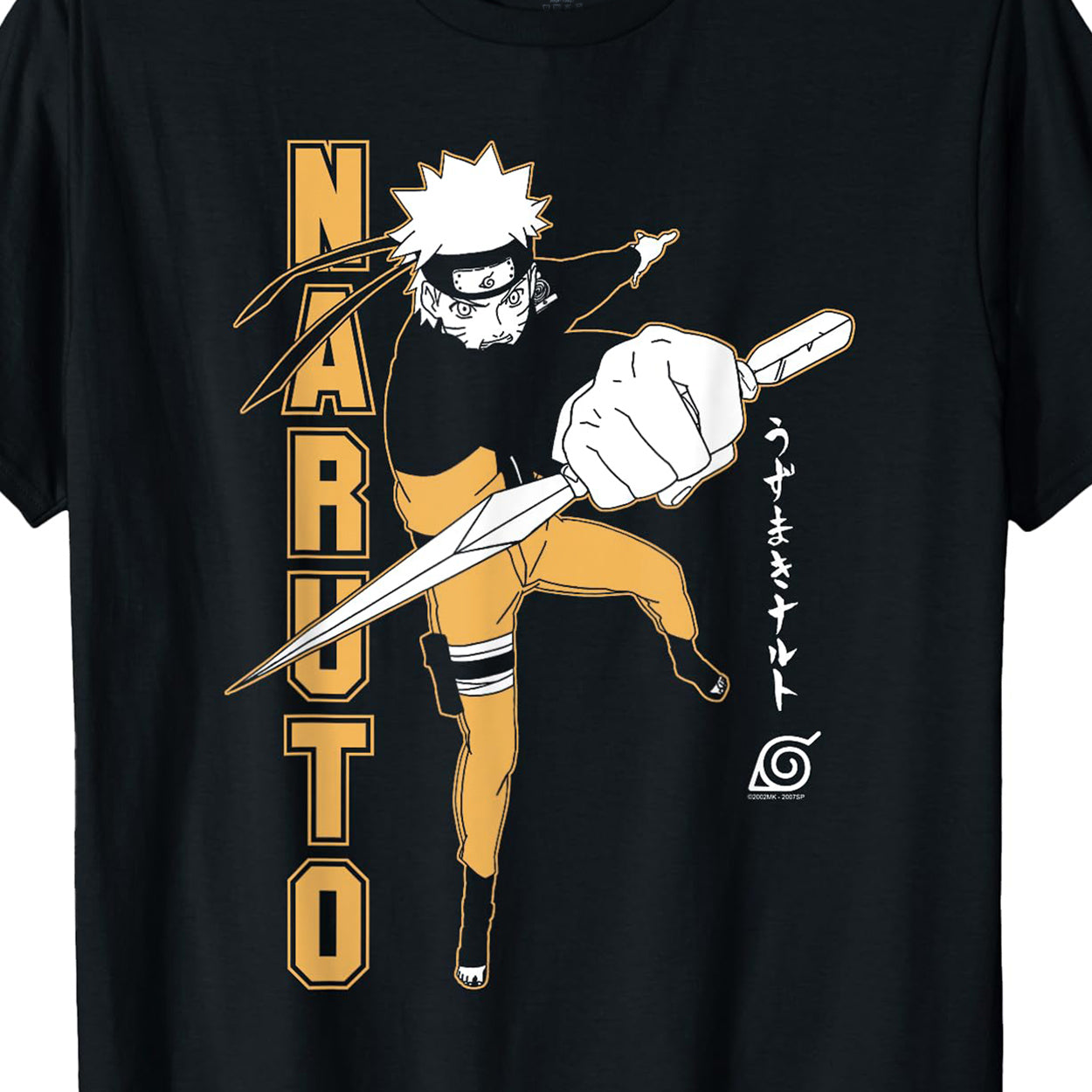 Naruto Shippuden T-Shirt Men's Uzumaki Action Anime Tee