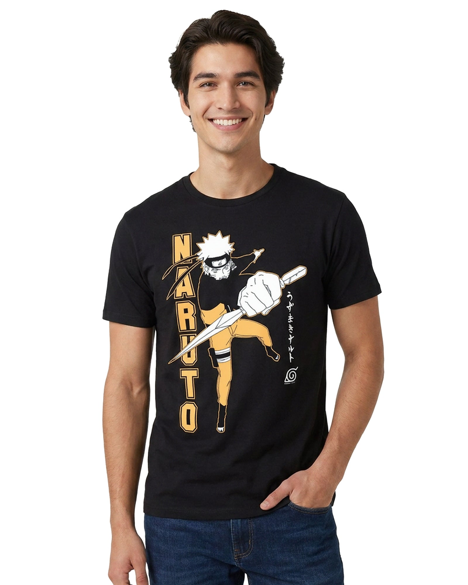 Naruto Shippuden T-Shirt Men's Uzumaki Action Anime Tee