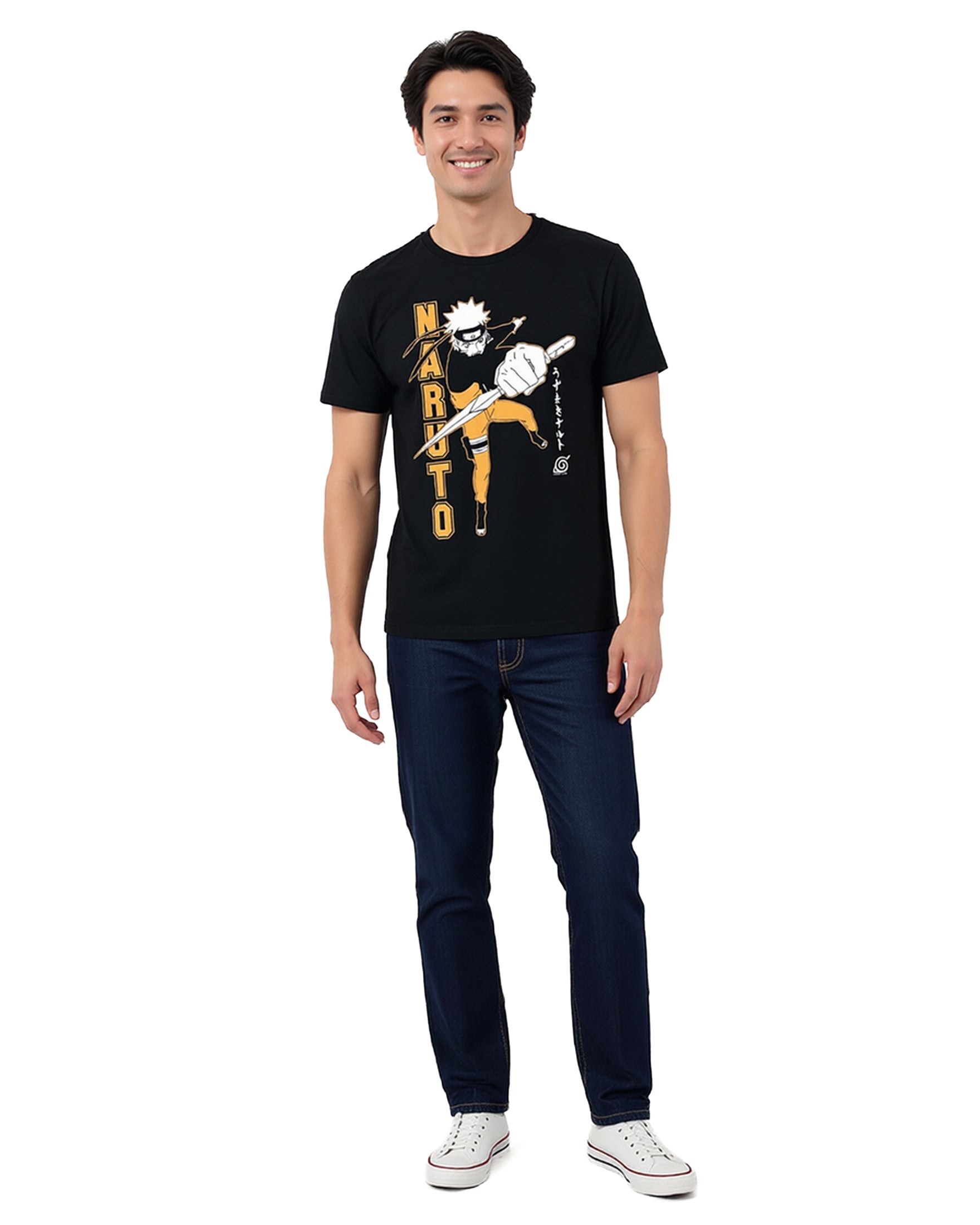 Naruto Shippuden T-Shirt Men's Uzumaki Action Anime Tee