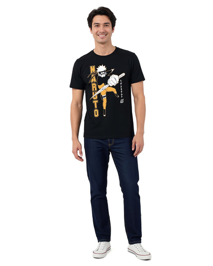 Naruto Shippuden T-Shirt Men's Uzumaki Action Anime Tee