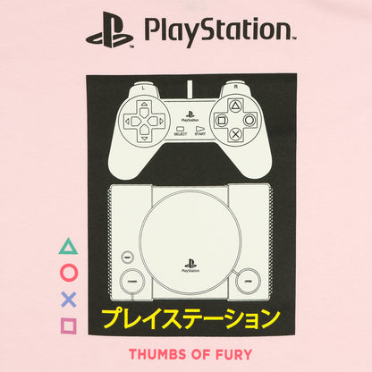 PlayStation T-Shirt Men's Thumbs of Fury Graphic Print Tee