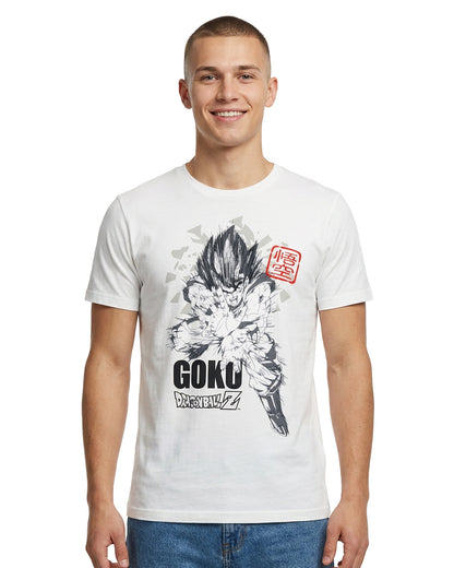 Dragon Ball Z T-Shirt Men's Light Energy Beam Sketch Design Tee