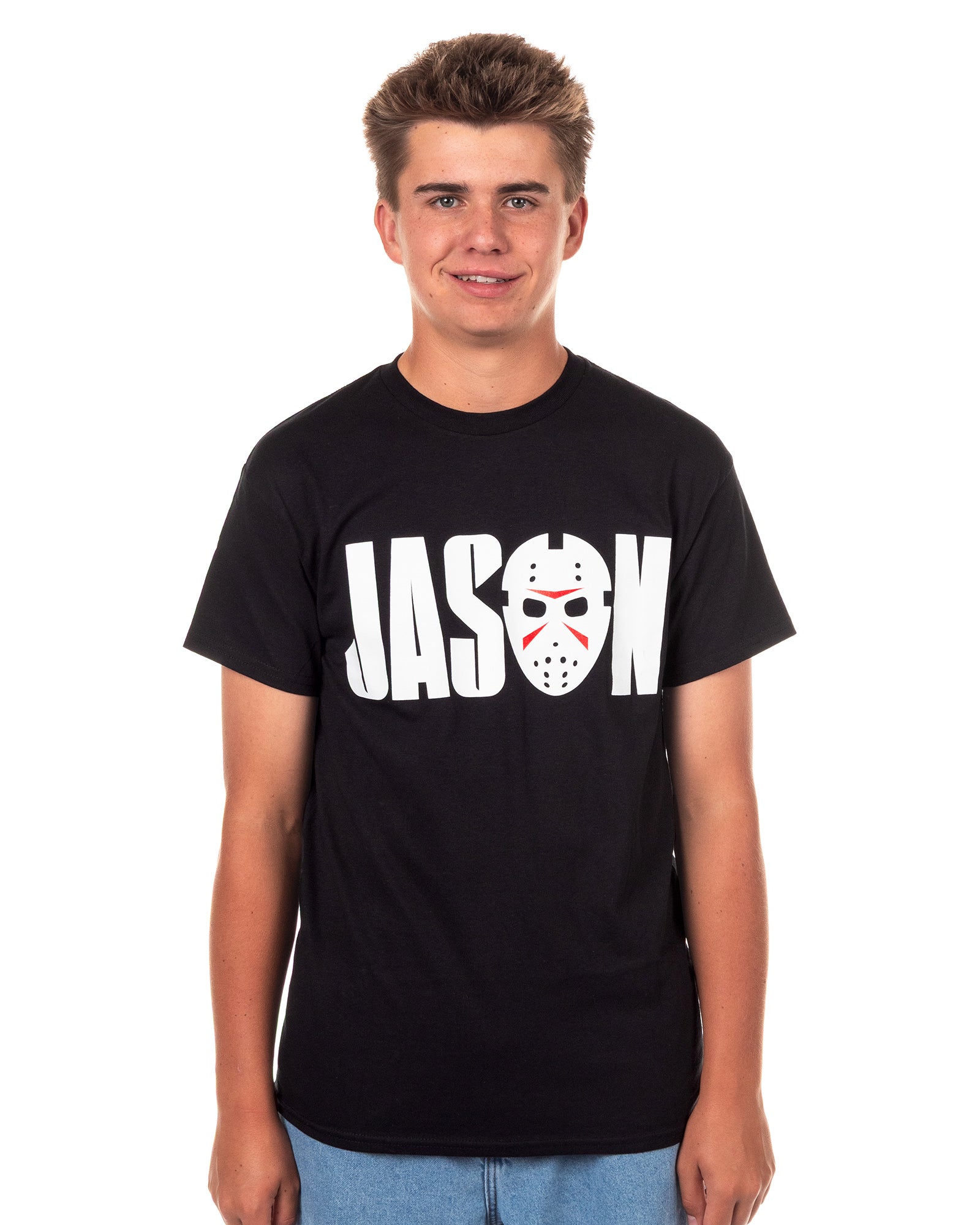 Friday the 13th T-Shirt Men's Jason Mask Design Graphic Tee