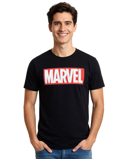 Marvel T-Shirt Men's Red Box Distressed Big and Tall Tee
