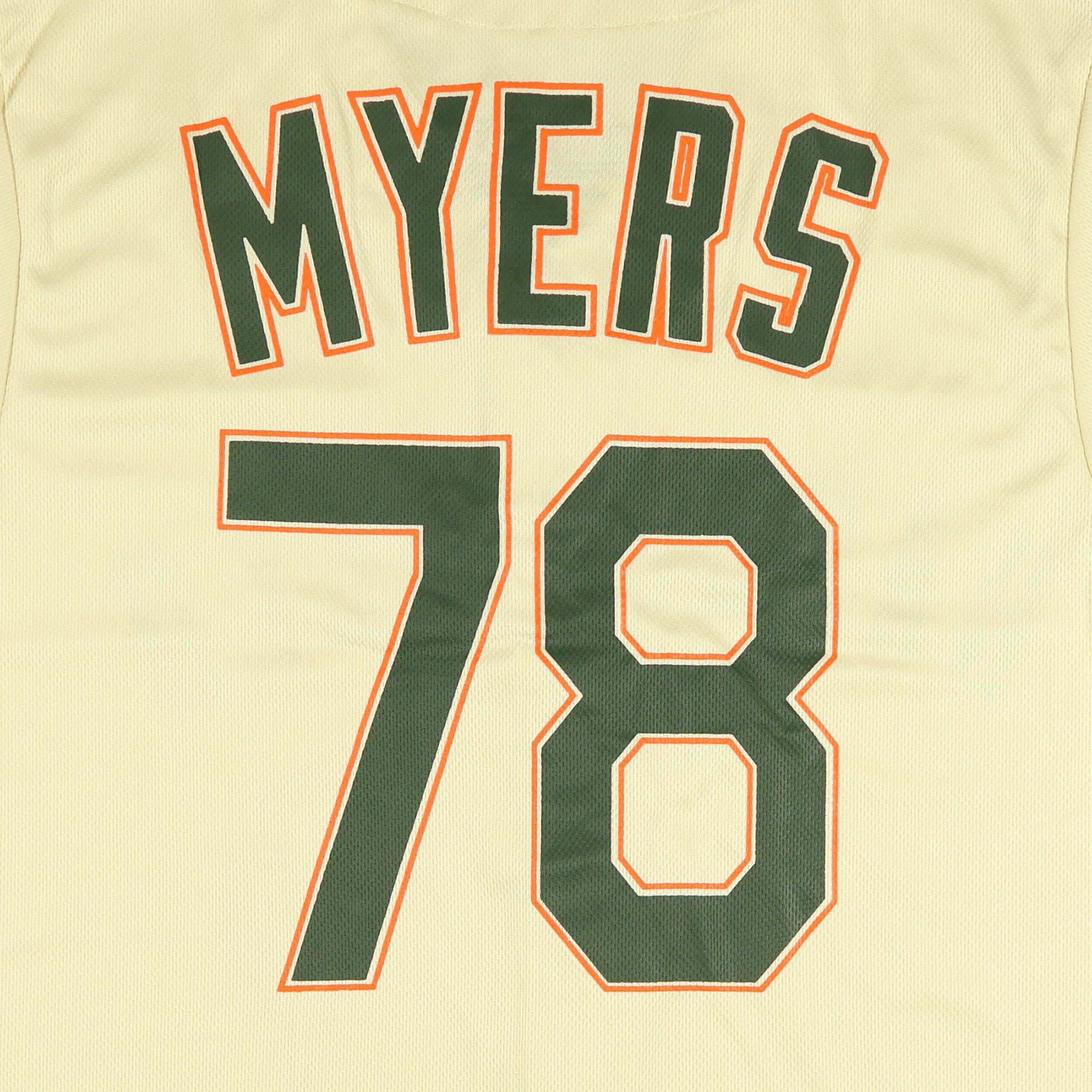 Halloween Baseball Jersey Men's Myers #78 Short Sleeve Button up