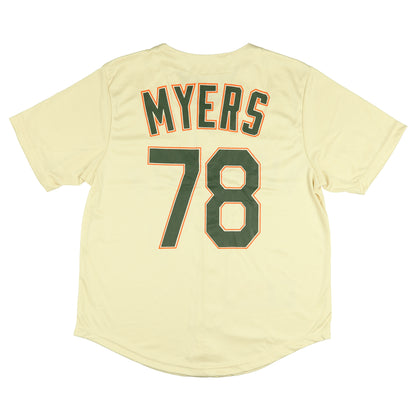 Halloween Baseball Jersey Men's Myers #78 Short Sleeve Button up
