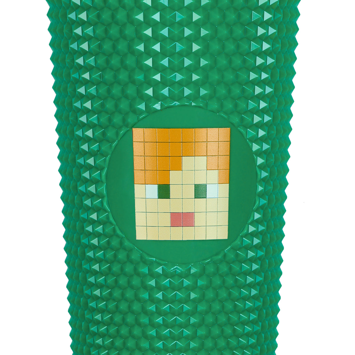 Minecraft Alex Pyramid Studded Insulated Tumbler 24 oz Travel Cup with Straw