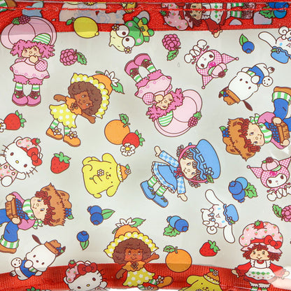 Sanrio Hello Kitty And Friends Strawberry Shortcake 3 Piece Cosmetic Bag Set 9"