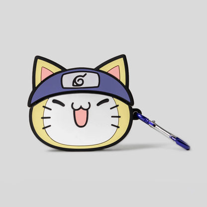 Naruto Nyaruto Head Wireless Earbud Airpod Pros Case With Carabiner