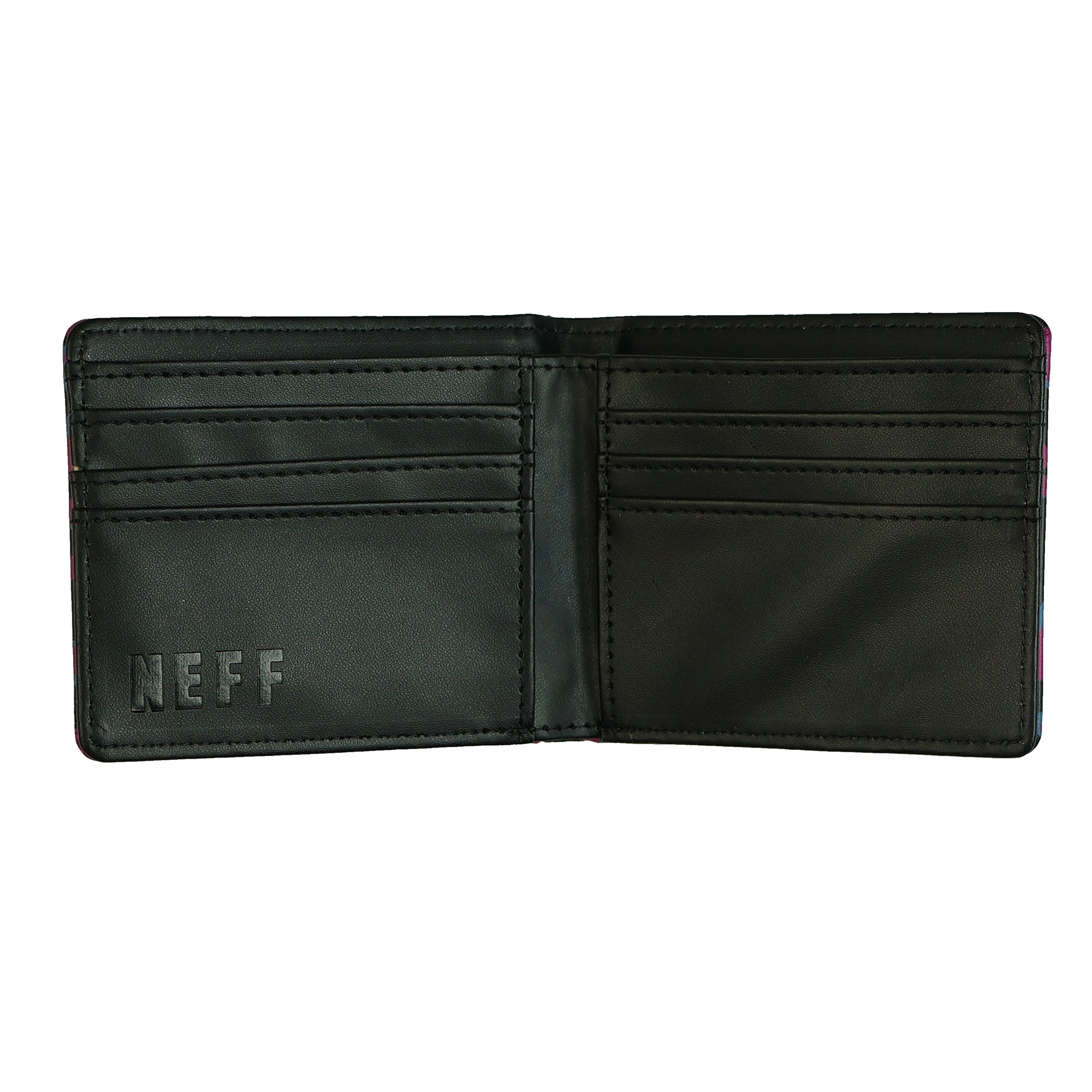 NEFF Bi-Fold Wallet Block Letter Allover Design Tin Box Gift Set