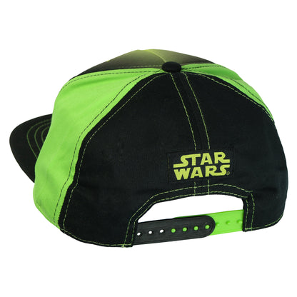 Disney Star Wars Hat Boy's Master Yoda Do or Do Not Flat Brim Snapback Cap