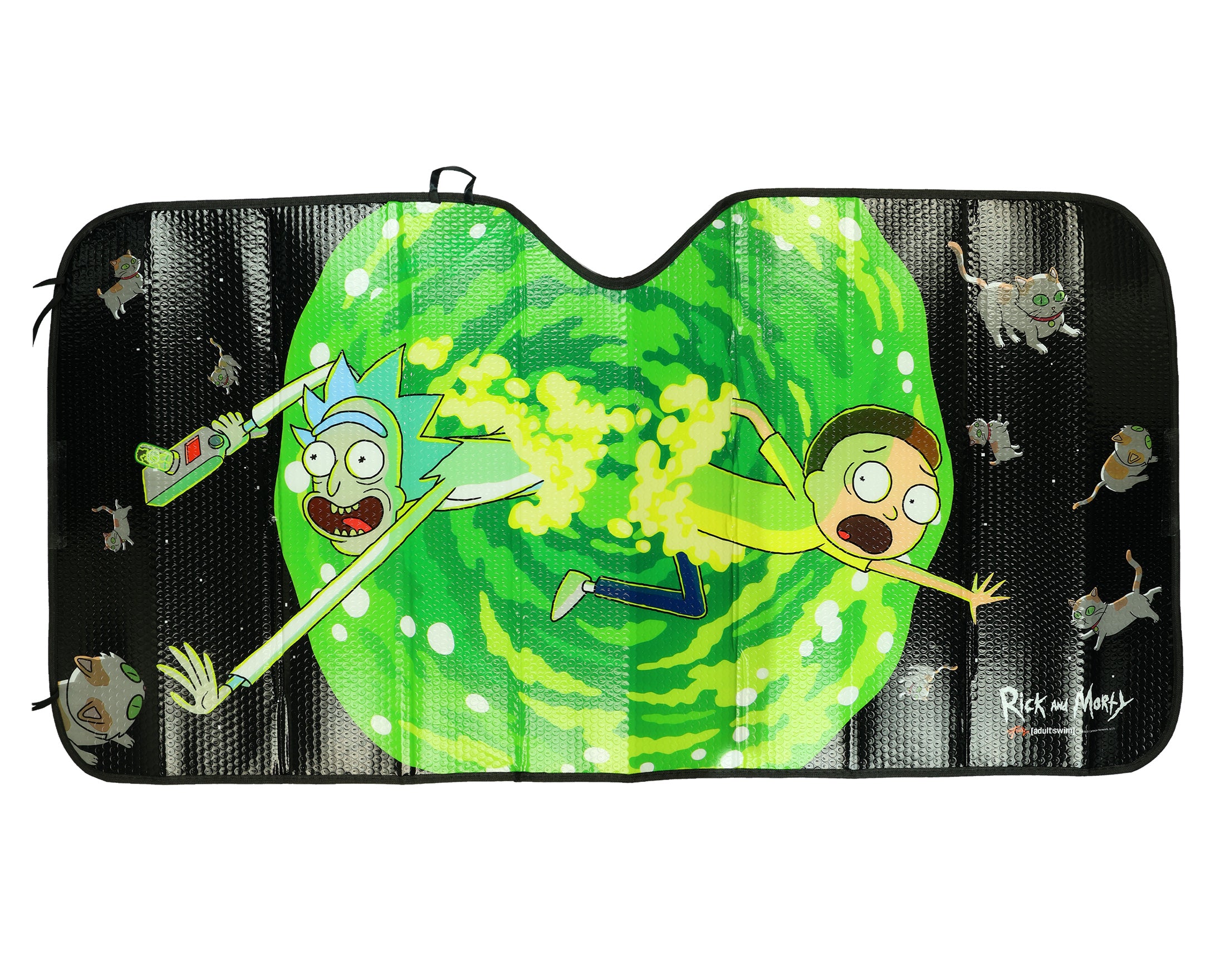 Rick and Morty Portal Design Auto UV  Protectant Windshield Sun Shade