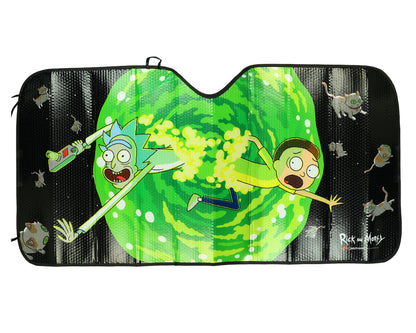 Rick and Morty Portal Design Auto UV  Protectant Windshield Sun Shade