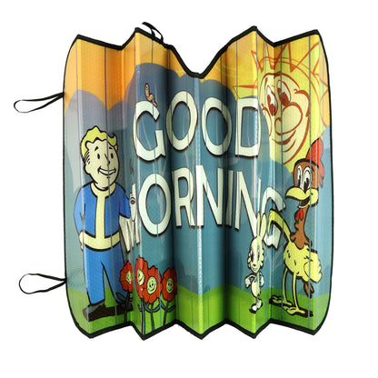 Fallout Good Morning Design Auto UV Protectant Windshield Sun Shade