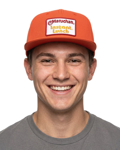 Maruchan Hat Embroidered Instant Lunch Flat Brim Snapback Cap OSFM